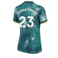 Camisa de Futebol Tottenham Hotspur Pedro Porro #23 Equipamento Alternativo Mulheres 2024-25 Manga Curta